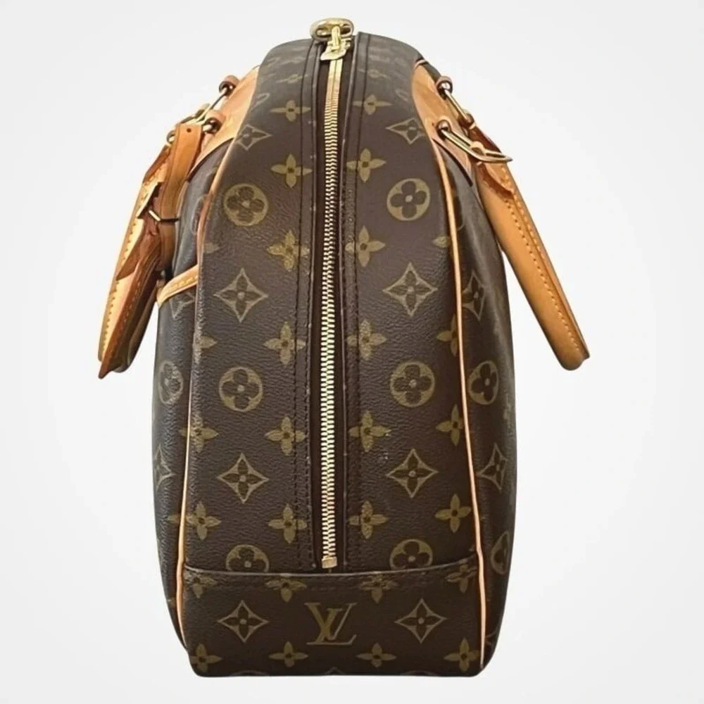Louis Vuitton Deauville Monogram Canvas‎ Handbag Brown M47270